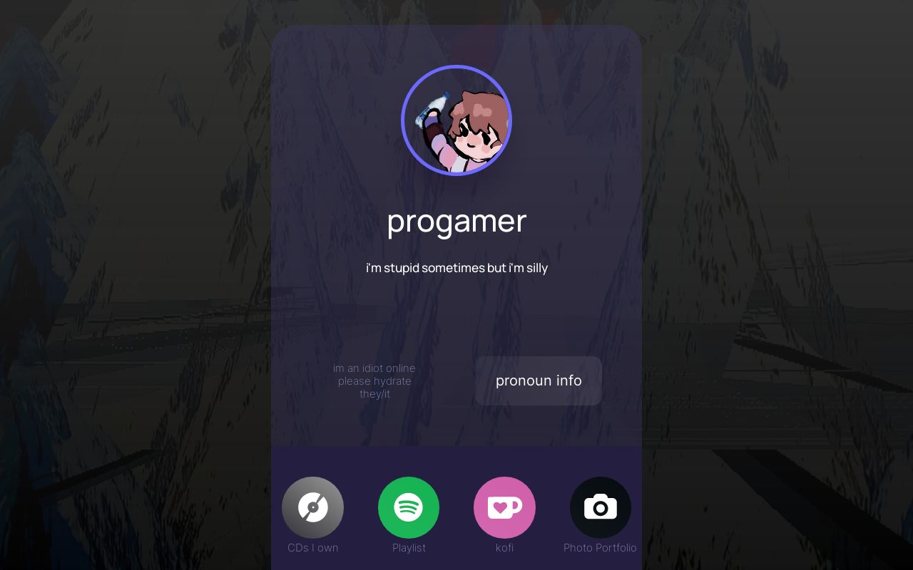 Carrd profile picture for @prog